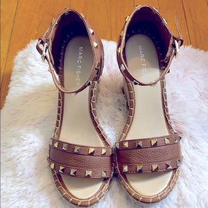 Marc Fisher wedge sandals